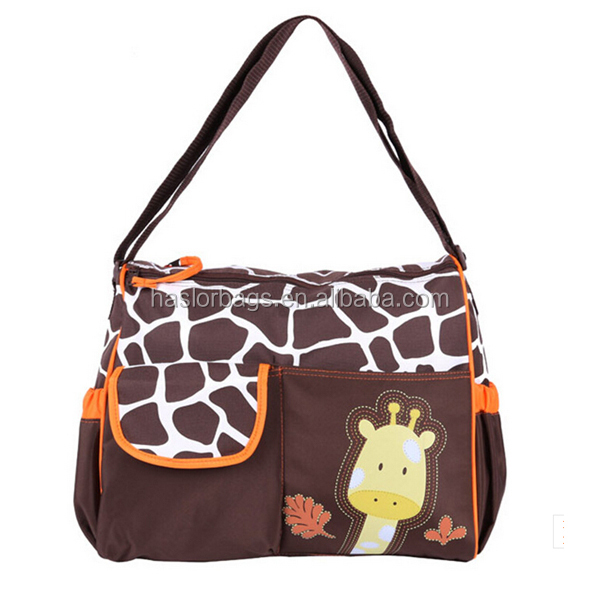 Fashion nappy bag for baby diapers changing