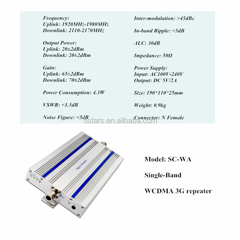 ミニ増幅器3gブースターwcdma2100mhzのアンテナとフルキット仕入れ・メーカー・工場