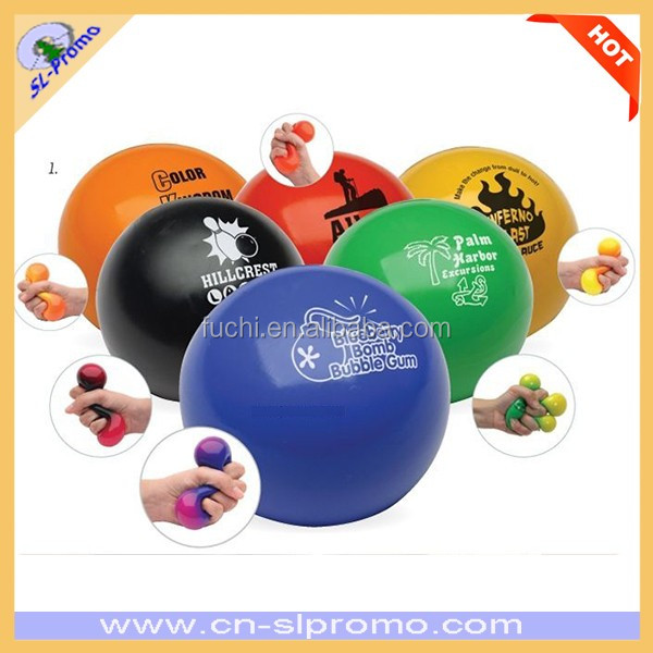 color changing squishy mesh ball