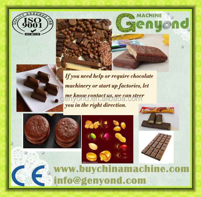 automatice chocolate enrobing machine for wefar/bar /biscuit