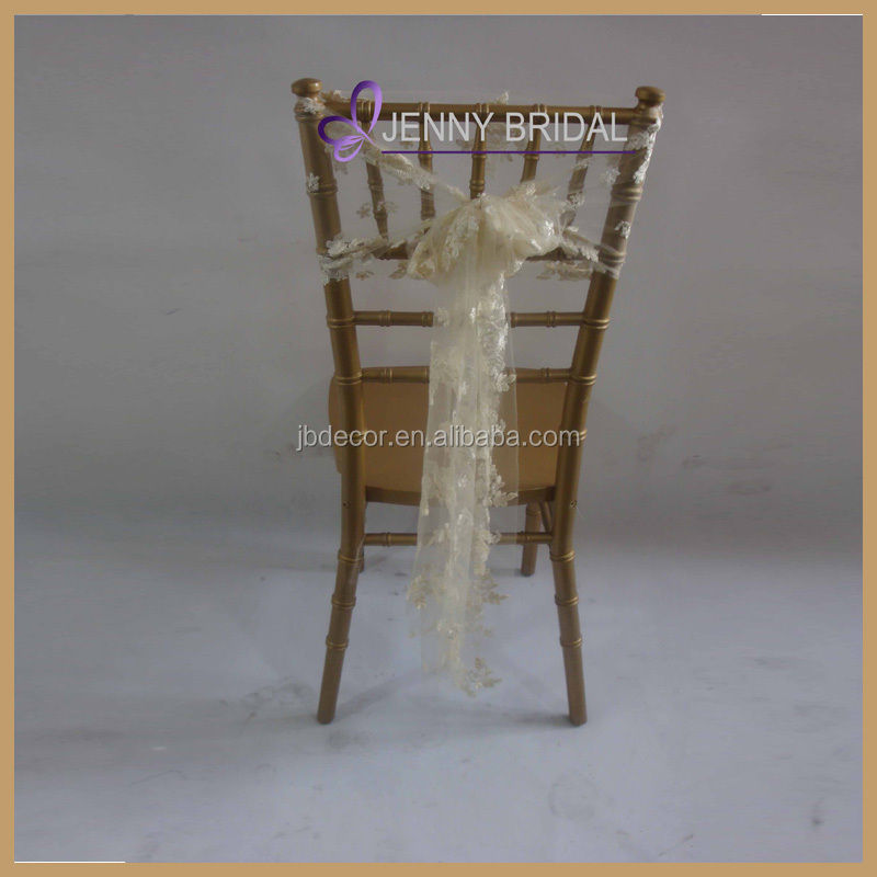 c304cホットピンクシフォンフリル結婚式の椅子カバー椅子サッシ仕入れ・メーカー・工場