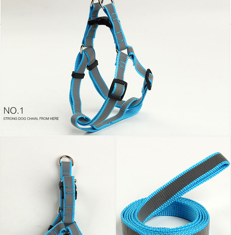 ナイロン反射yoyopetペットの首輪ハーネス用の犬pco-zh54色問屋・仕入れ・卸・卸売り