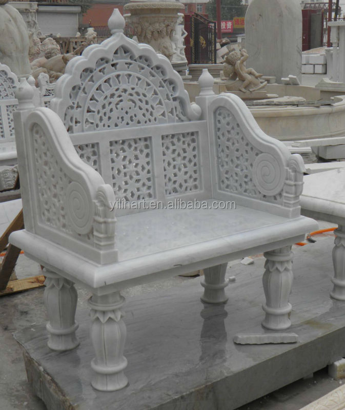 石の庭のベンチ、 の大理石のベンチ、 手彫刻が施されたベンチ( イル- s153)問屋・仕入れ・卸・卸売り