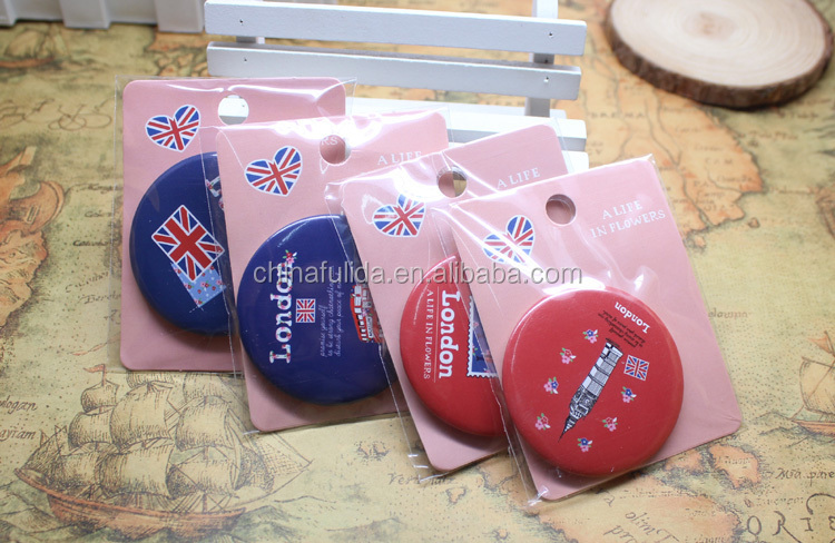中国ピンバッジ工場安いプロモーションプラスチック安全ピン錫ボタンのバッジ仕入れ・メーカー・工場