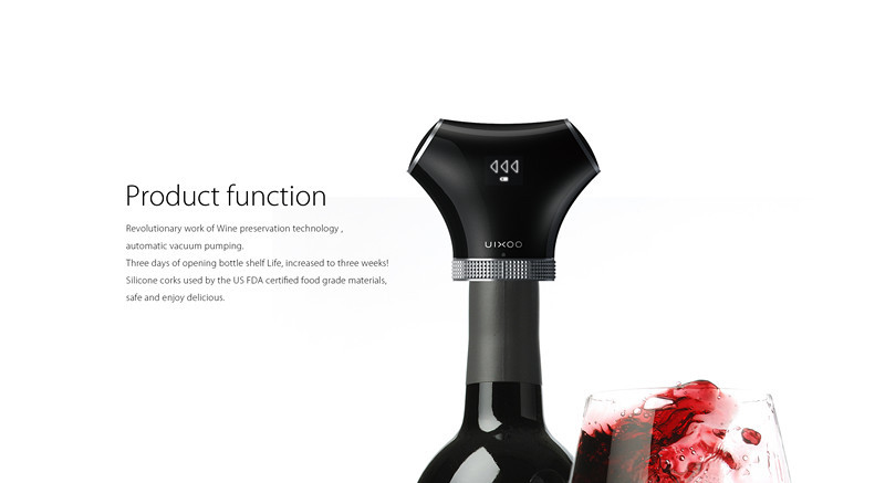 CE Rohs Certification electronic Wine Preserver + 2 x Wine Stoppers
