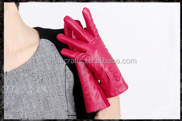 ファッション冬の羊革2014年妖精glovelbntcg002女性革手袋タッチスクリーン仕入れ・メーカー・工場