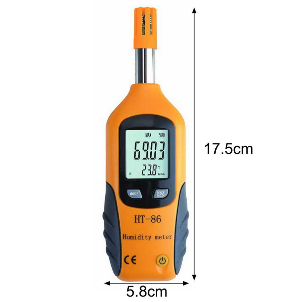 Handheld Digital Portable High Accuracy Temperature And Humidity Meter