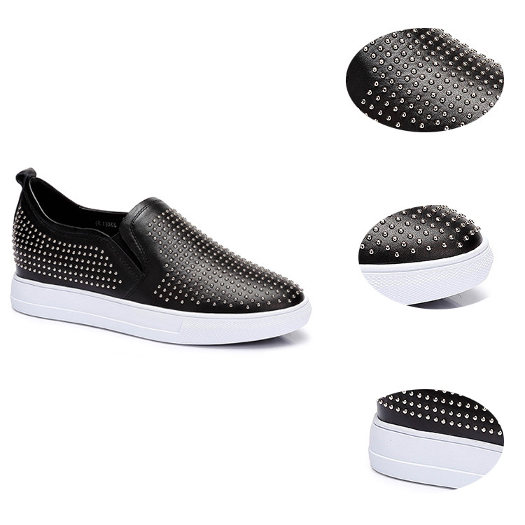 rivet new model casual shoes,genuine leather casual shoes