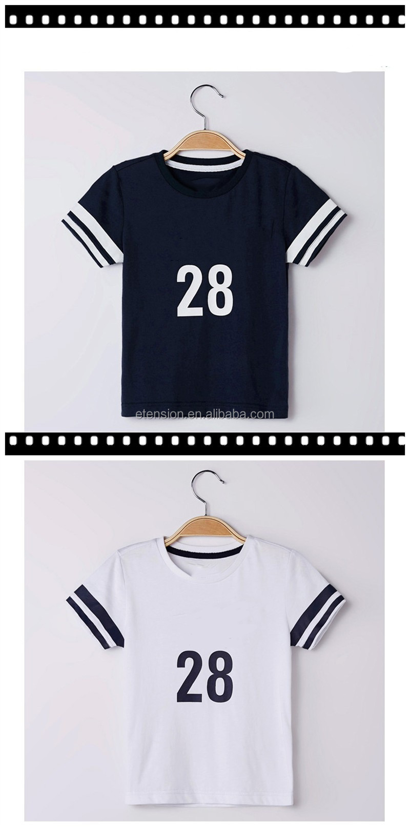 高品質の女の子ブループリント通気性コットンtシャツ仕入れ・メーカー・工場
