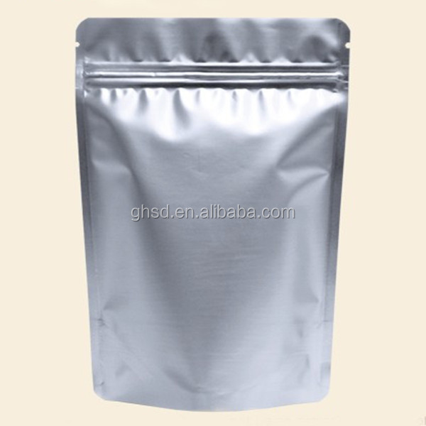 stand up resealable craft paper zip lock tea bag