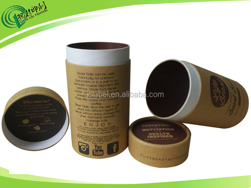 Custom various round paper can paper canister ,tea canister