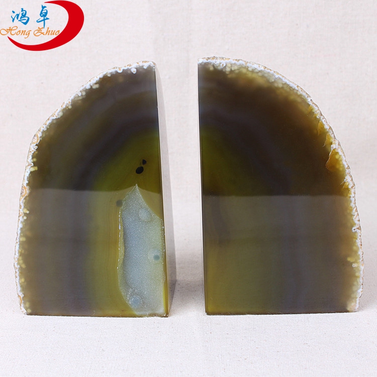 wholesale agate bookends