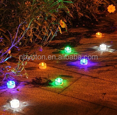 小さな丸い太陽屋外のミニledライト、 防水ミニ太陽地下ライト仕入れ・メーカー・工場