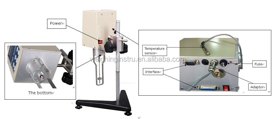 Newest new coming laboratory viscometer test equipment