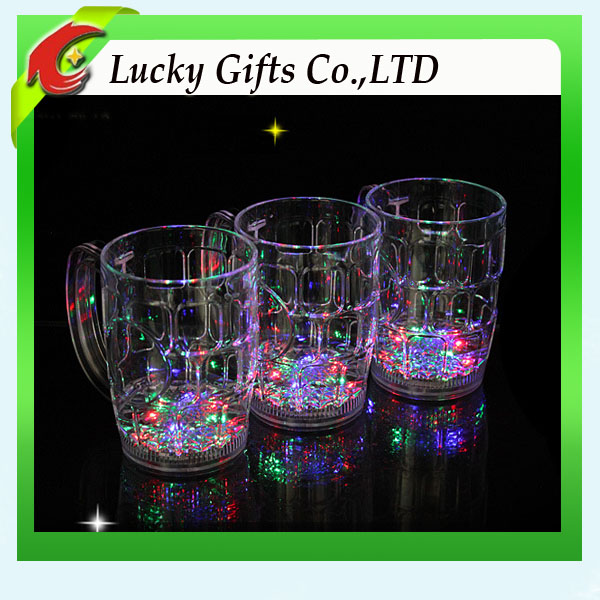 LED Flashing Goblet, Flashing Barware, Acrylic Champagne Glass