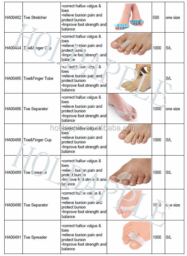 ゲル並ぶつま先靴下の痛みフットブリスタートウモロコシ痛風関節炎腱膜瘤の痛み別々HA00542仕入れ・メーカー・工場