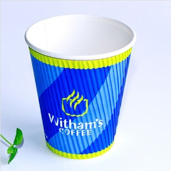 ripple custom paper cups with logo print