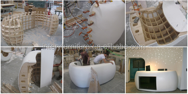 高- エンド表面高い光沢のある白いキャビネット付きボスのテーブル仕入れ・メーカー・工場
