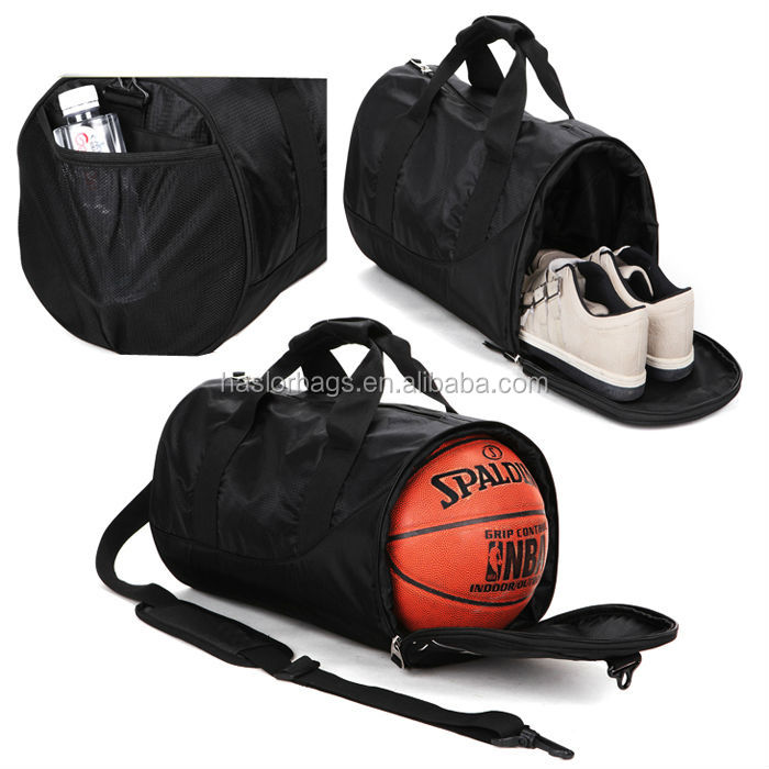 2015 sport duffel gym bag for basketball and shoe
