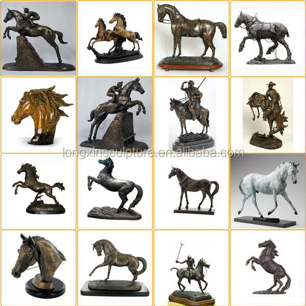 大きな金の庭の芸術の金属の真鍮の馬の彫刻像販売のための仕入れ・メーカー・工場