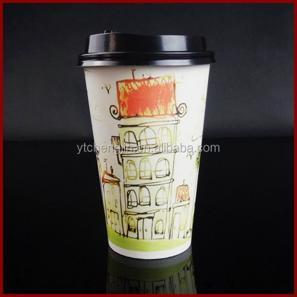 高品質のコーヒーの紙コップ使い捨て低いmoq/コーヒー紙コップ問屋・仕入れ・卸・卸売り
