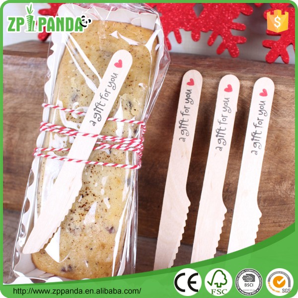食品グレード ナチュラル健康な白樺木製ナイフ無料サンプル ナイフ仕入れ・メーカー・工場