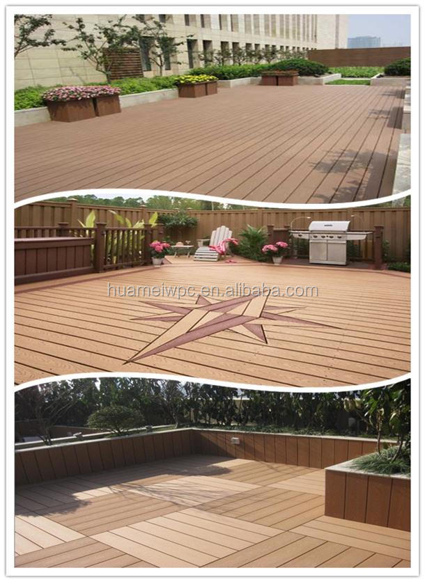 Outdoor Veneer WPC Decking Board