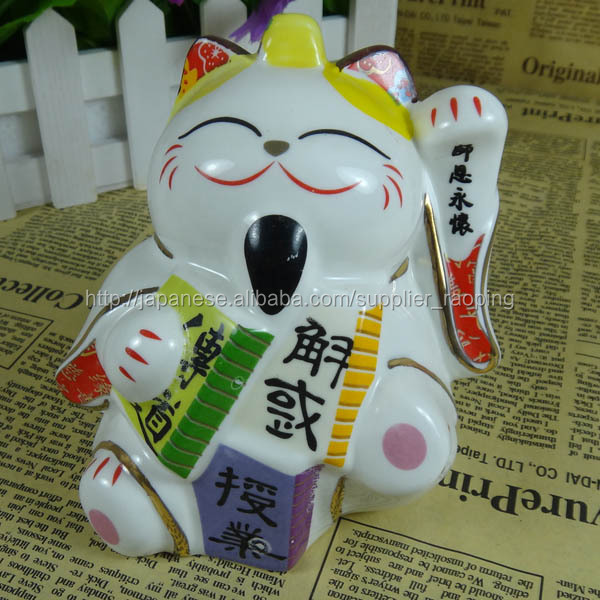 かわいい日本セラミックスセラミック猫の貯金箱問屋・仕入れ・卸・卸売り