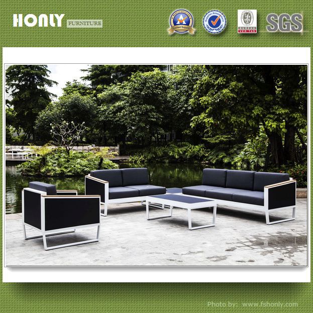 Unique aluminum frame sling outdoor sofa set new designs
