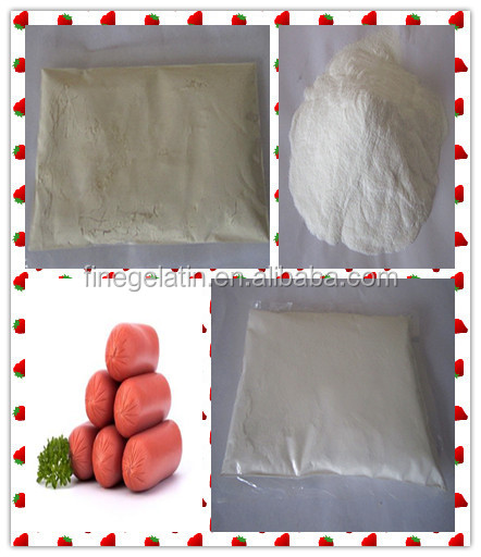 hydrolyzed bovine collagen/beef protein in sausage