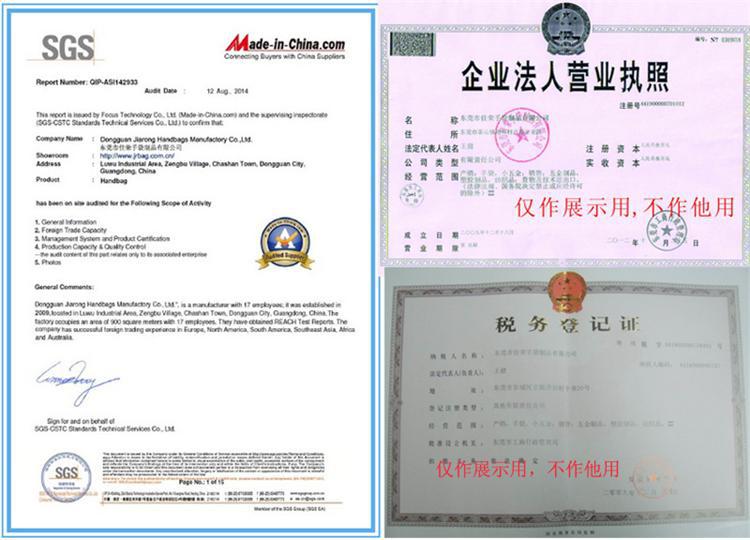 SGS Certificate
