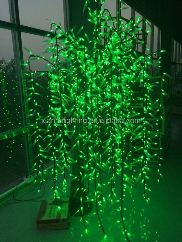 美しい高品質防水2015エネルギー- 省エネ屋外の装飾を導いたled柳の木ライト仕入れ・メーカー・工場
