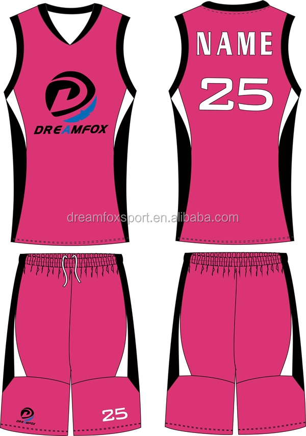 Pink Basketball Uniform 80
