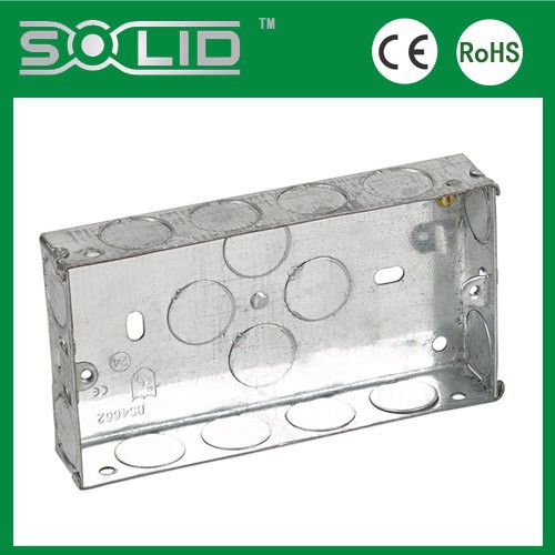 Bs4662 Standard Electrical Junction Wall Mount Light Switch Box With Knockout Holes For Steel ...