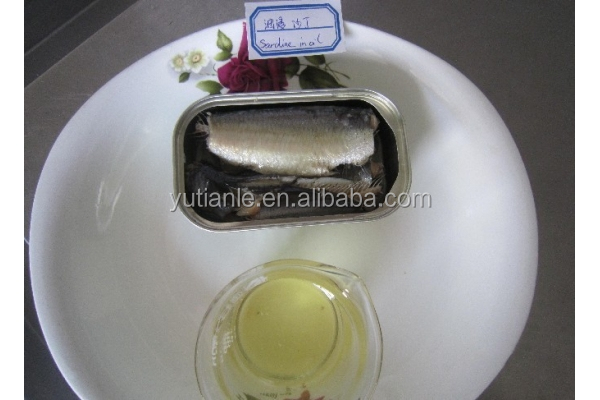 High Quality 155g KOSHER Certificate Canned Sardine In Oil