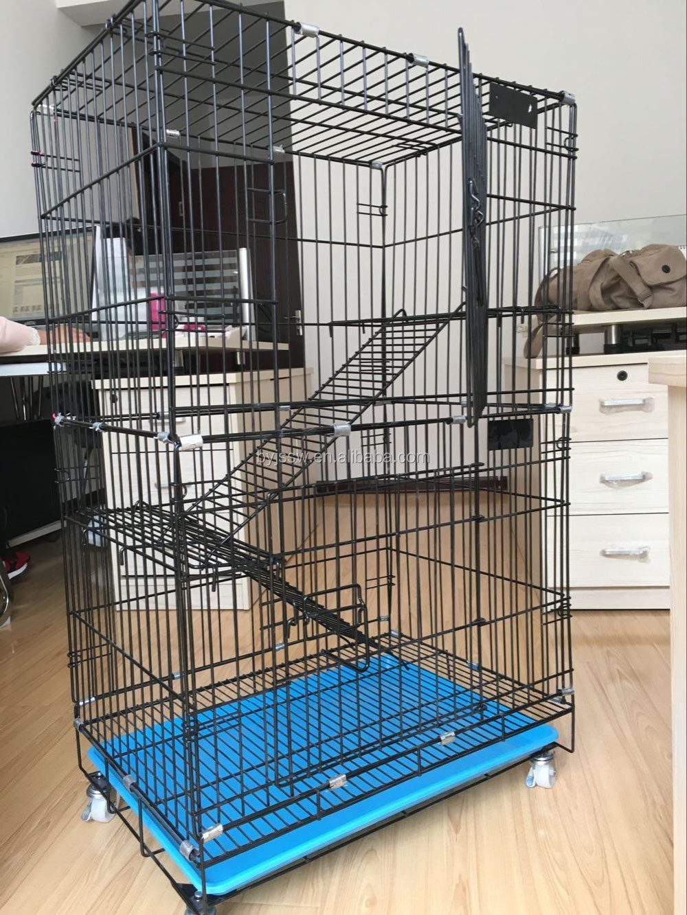 Golden Color Cat Cage For Sale Cheap Buy Big Cat Cage,Cat Cage For