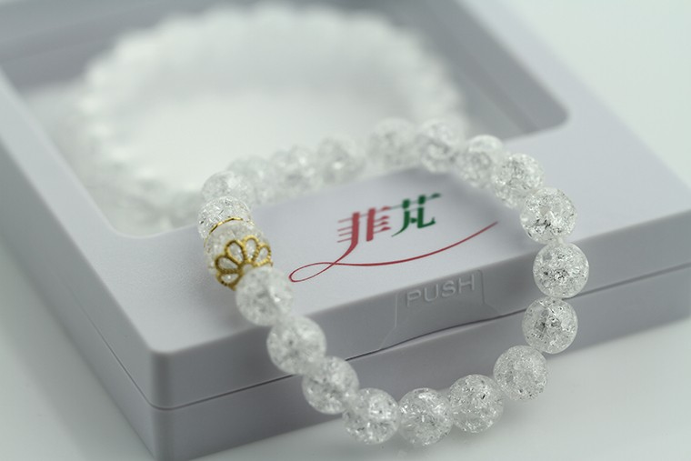 frosted glass beads