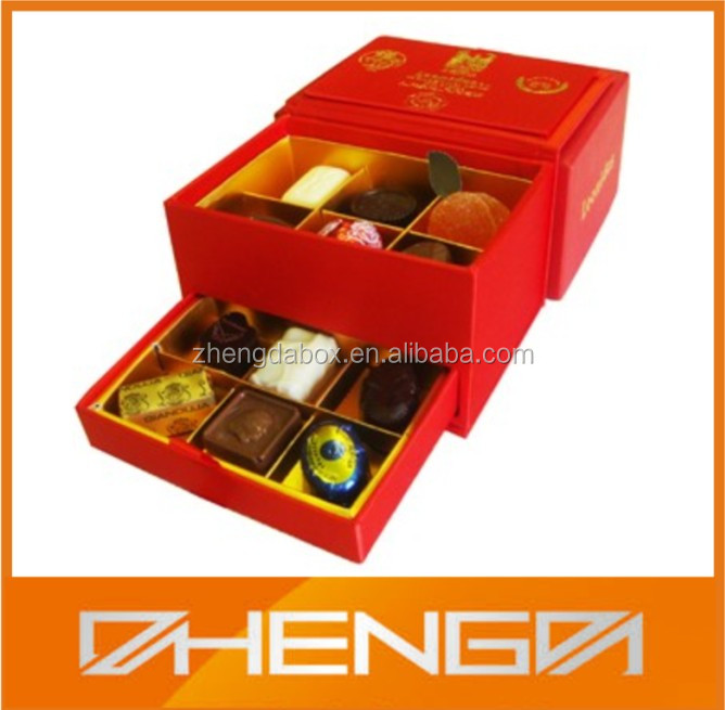 High Quality Customized Made-In-China Wooden Dark chocolate gift box(ZDL-CHO-W07)