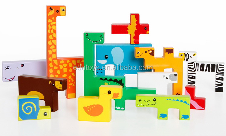 新しい2014年木製動物パズル子供のための、 人気の木製動物パズルおもちゃ、 熱い販売の動物ブロックパズル問屋・仕入れ・卸・卸売り