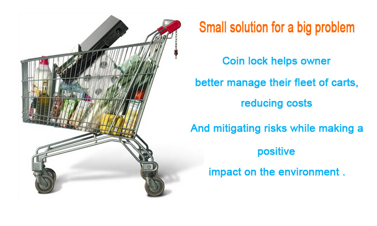 shopping trolley coin lock