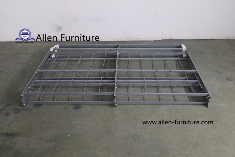 High Profile Folding Metal Box Spring,No Assembly Required,Twin To Cal