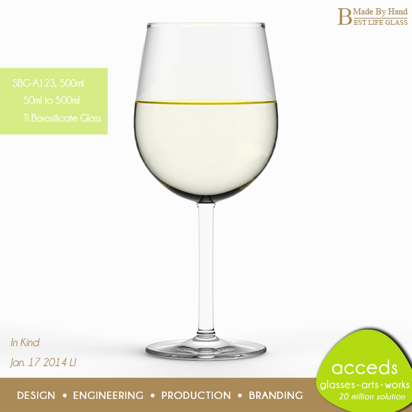 Borosilicate Hand Blown Red Wine Glasses