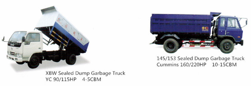 Rubish Truck Garbage Truck 4X2 Compactor Garbage Truck