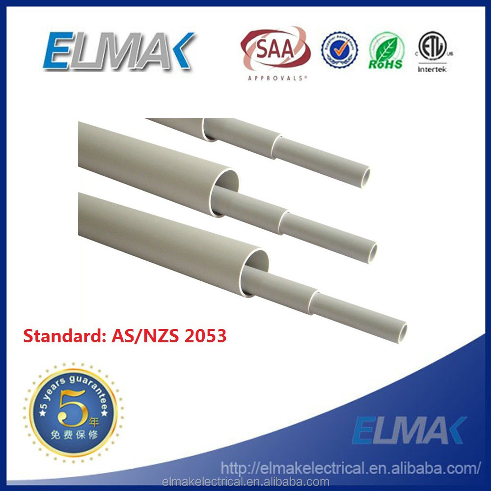 16mm150mm Australian / New Zealand Standard PVC electric pipe / UPVC