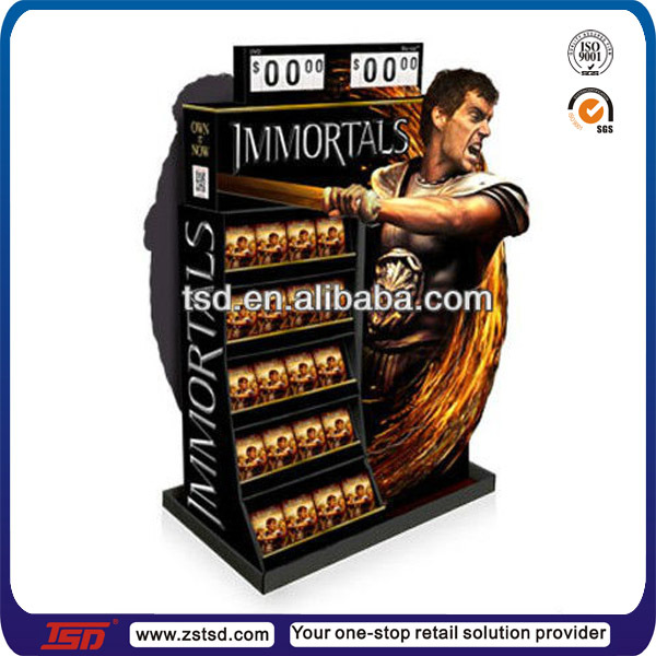 Tsda354 Custom Store Counter Top 4 Tier Acrylic Dvd Display Stand,Cd