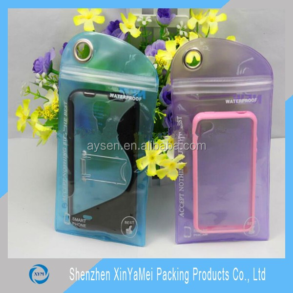 mobile phone PVC waterproof bag for promotional gift