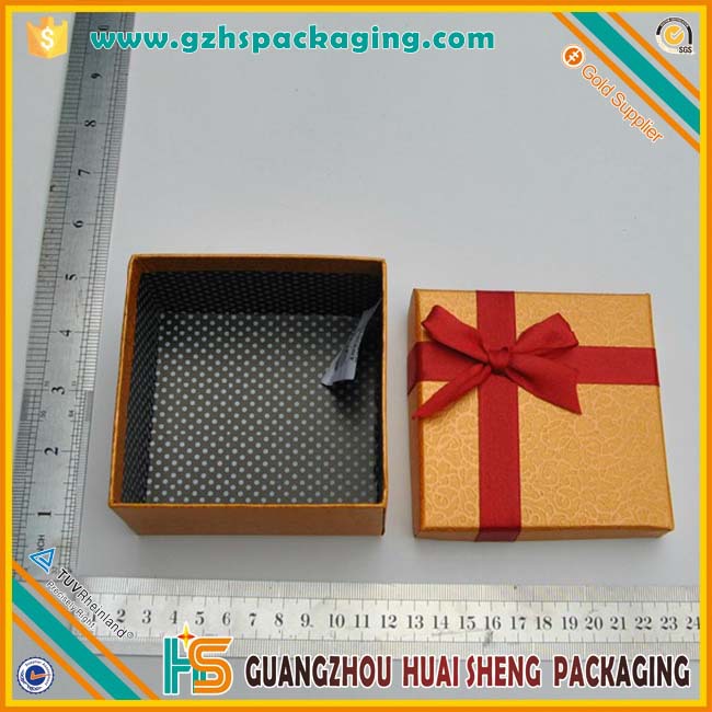 wedding favor logo printed paper jewelry gift boxes