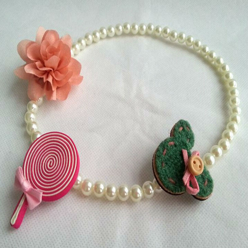fashion lollipop pendant necklace for children