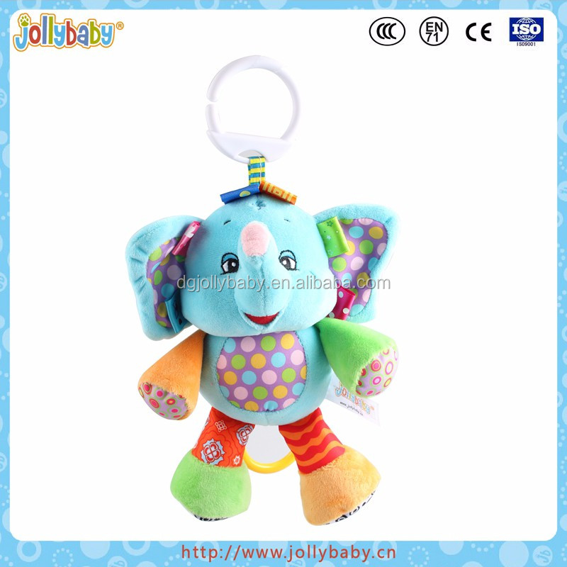 Jollybaby New Design 7 Different Cute Animals Musical Plush Pull String