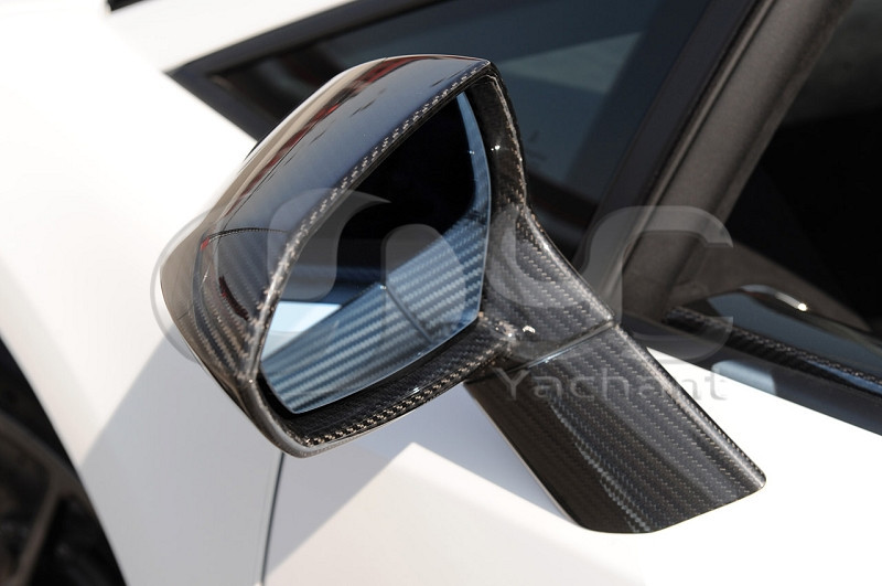 2011-2014 Lamborghini Aventador LP700-4  Side Mirror Frame Caps Cover Replacement DCF (42).jpg